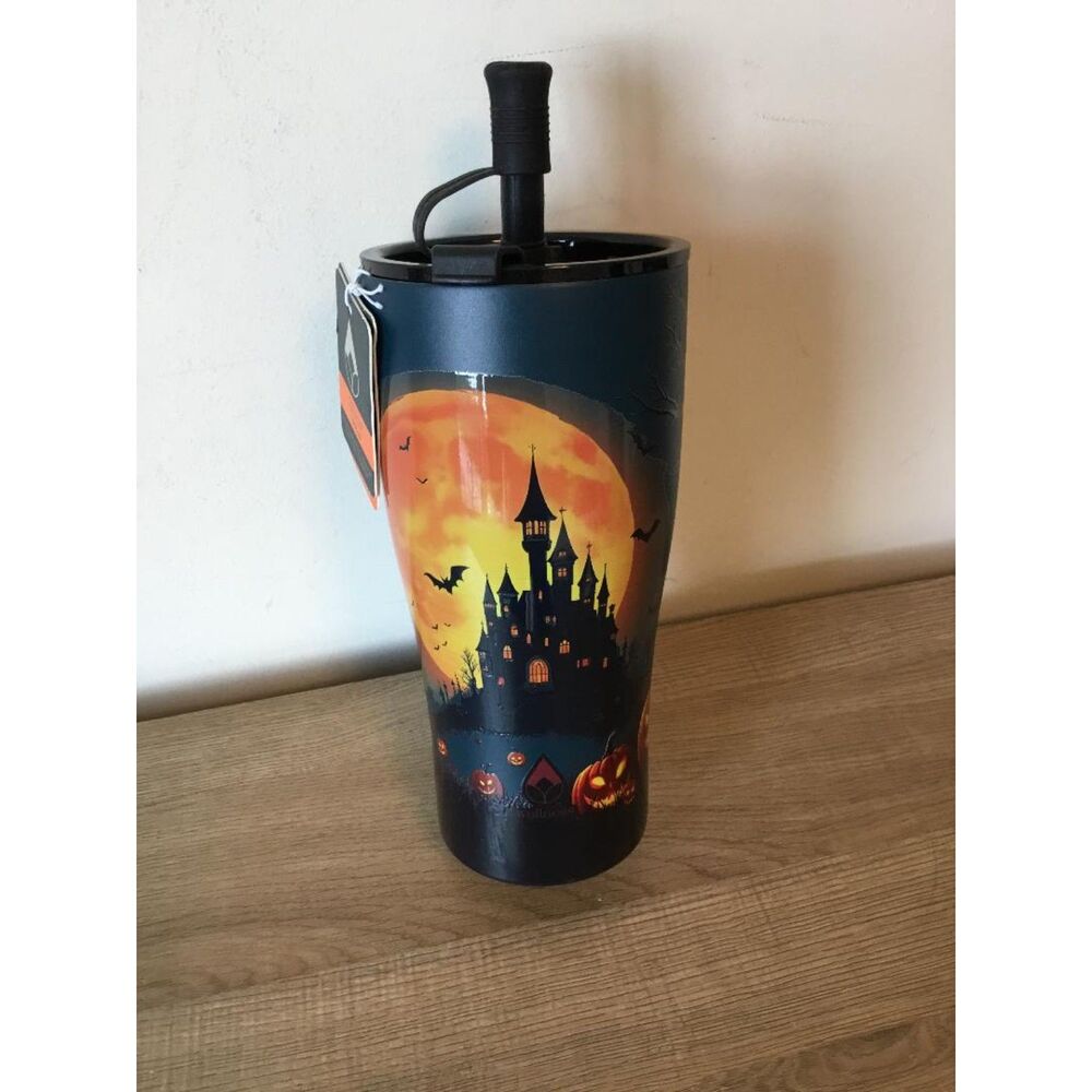 Wellness 30 oz Halloween-Themed Insulated Stainless Steel Tumbler NWT